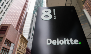 Deloitte building signage in Toronto