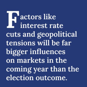 Links to: "How will the outcome of the U.S. election affect financial markets?"