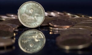 Canadian dollar coins are displayed, as we look at the inflation rate in Canada