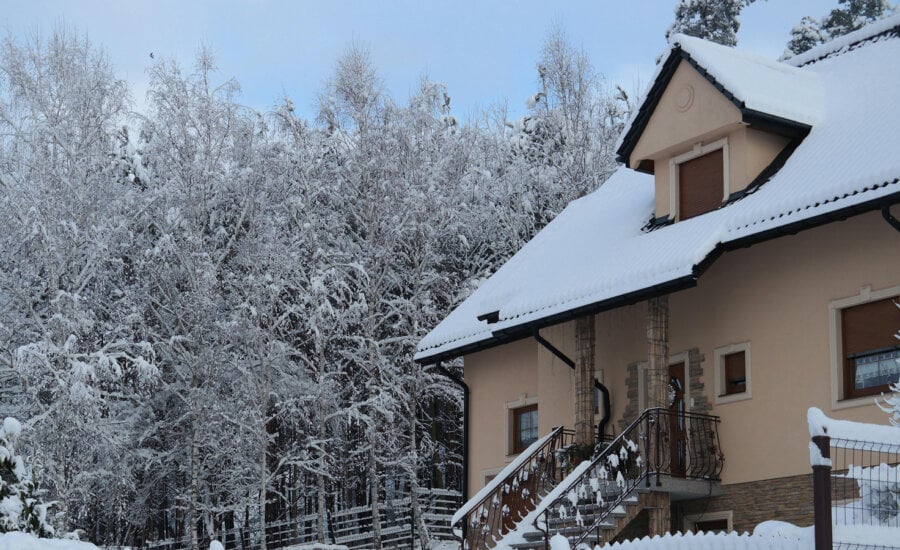 A house in Edmonton, one of the areas that worsened in Canada for home affordability in January 2025.